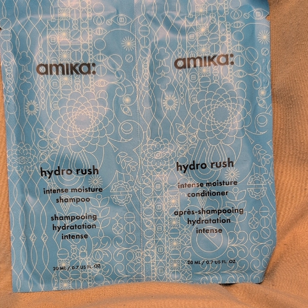 Amika Hydro Rush Blue Shampoo and Conditioner Duo